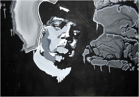 Biggie Smalls portrait by KAVES